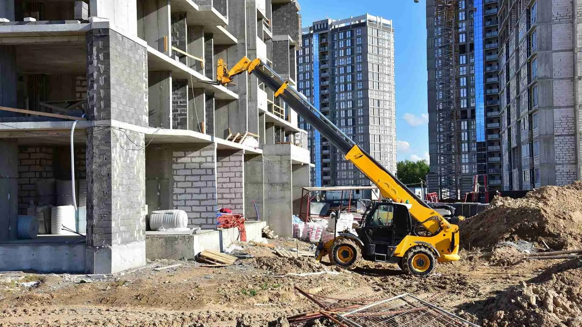 Telehandler Solid Tire