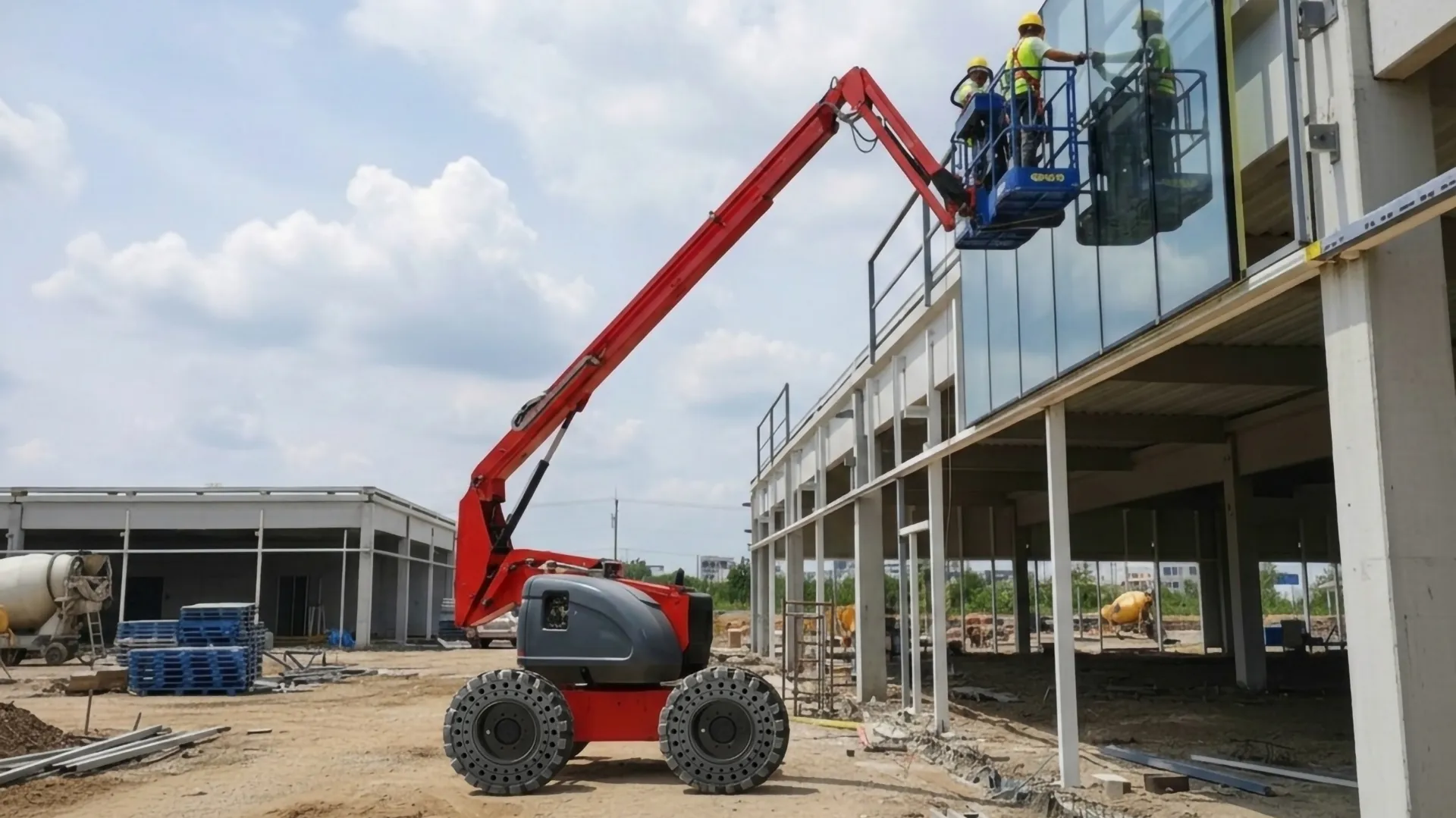Aerial Work Platform Solid Tires