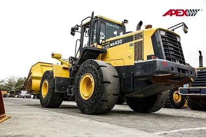 APEXWAY Solid Tires Ft Wheel Loaders