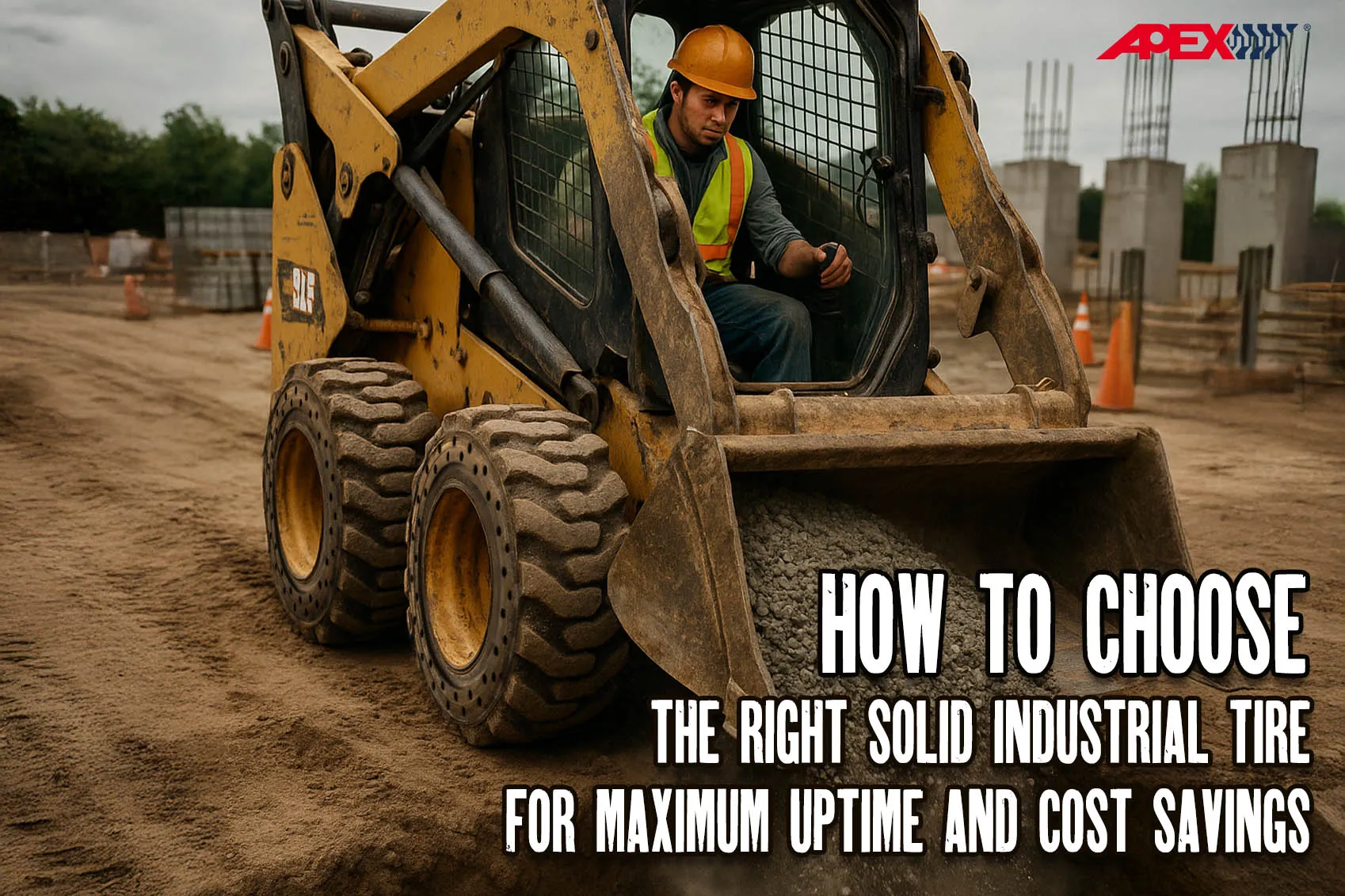 How to Choose the Right Solid Industrial Tire for Maximum Uptime and Cost Savings