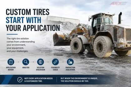 How Custom Industrial Tire Projects Actually Work