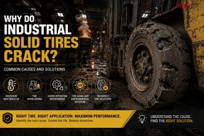 Why Do Industrial Solid Tires Crack? Common Causes And Solutions