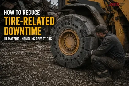 How To Reduce Tire-Related Downtime In Material Handling Operations