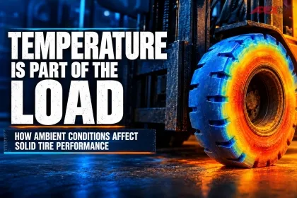 How Ambient Temperature Affects Solid Tire Performance
