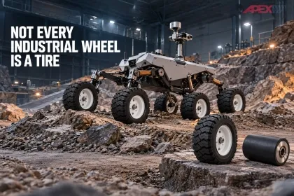 Not Every Industrial Wheel Is a Tire: Where Custom Rubber Wheels and Rollers Are Used