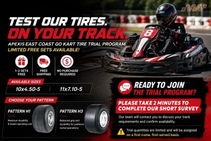 APEXIS East Coast Go Kart Tire Trial Program: Limited Free Sets Available